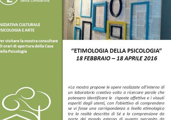Cerebrolesione e psicologia: mostra dei Laboratori Creativi di ProgettAzione, presso la Casa della psicologia in Piazza Castello a Milano.