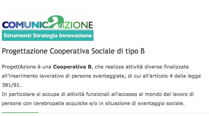 Sistemi per l’inserimento e il reinserimento al lavoro di persone con Cerebrolesioni Acquisite: l’esperienza di ProgettAzione