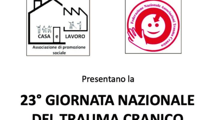 23° Giornata Nazionale del Trauma Cranico. Metodologie e indirizzi sui temi del lavoro